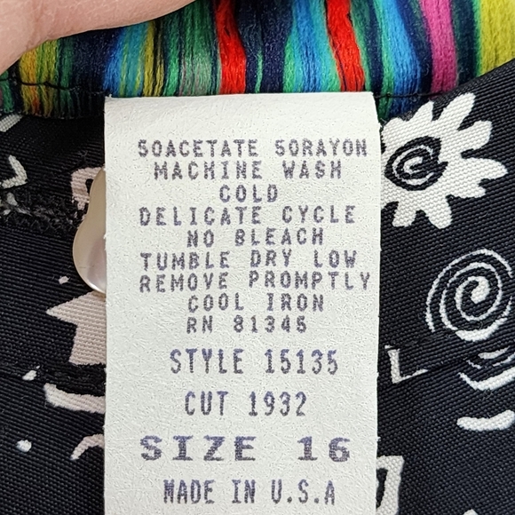 On The Verge Women's Vintage Plus Button Front A-line Maxi Skirt - 16 - Picture 10 of 10